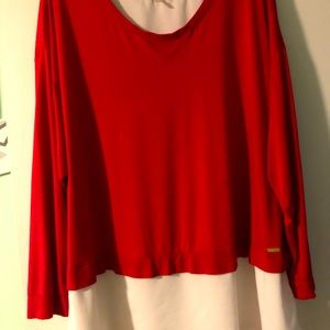 Plus size Women’s Calvin Klein red and white top!  More like a 3XL, like new❣️